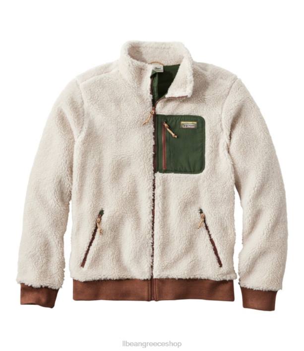 άνδρες σακάκι sherpa fleece 6PHT532 L.L.Bean εξωτερικά ενδύματα σαπωνόπετρα/δάσος σκιά
