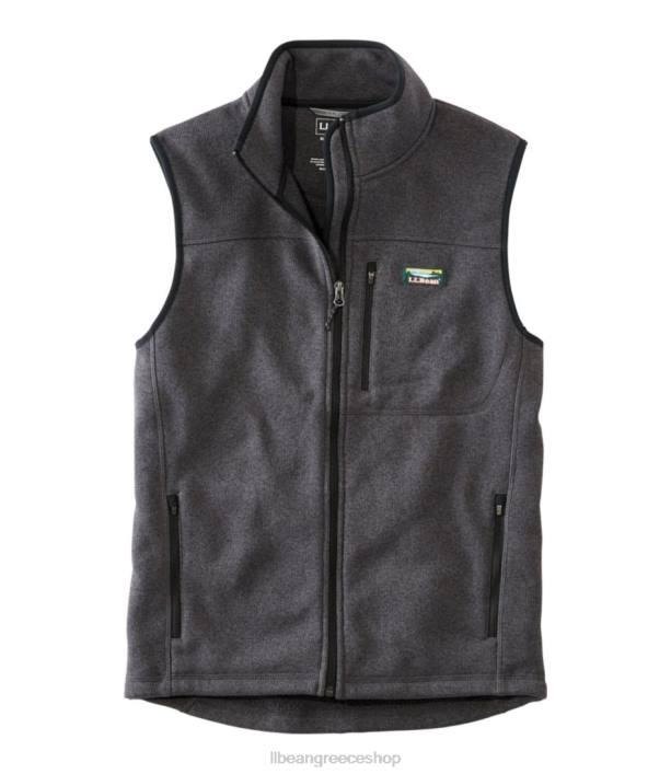 άνδρες πουλόβερ φλις γιλέκο 6PHT3276 L.L.Bean εξωτερικά ενδύματα ανθρακί γκρι ρείκι