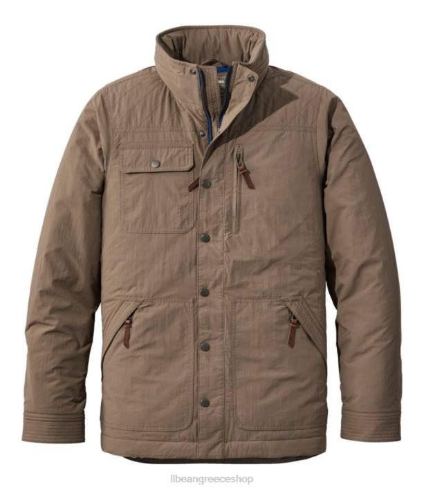 άνδρες μονωμένο μπουφάν ταξιδιού 6PHT5029 L.L.Bean εξωτερικά ενδύματα απολιθωμένο καφέ