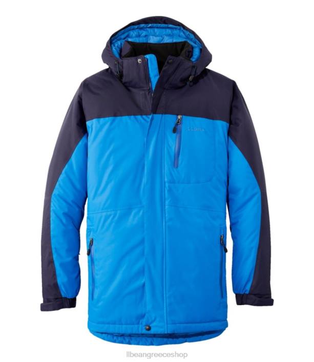 άνδρες τραχύ πάρκο κορυφογραμμής 6PHT6006 L.L.Bean εξωτερικά ενδύματα τραγανό λάπις/πιο βαθύ μπλε