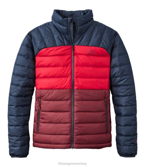 άνδρες πουπουλένιο μπουφάν 6PHT922 L.L.Bean εξωτερικά ενδύματα μπορντό/ναυτικό ναυτικό