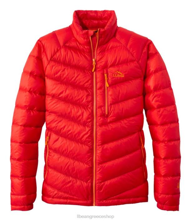 άνδρες εξαιρετικά ελαφρύ τζάκετ 850 6PHT7018 L.L.Bean εξωτερικά ενδύματα ζωηρό κόκκινο
