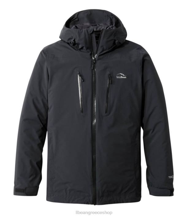 άνδρες αδιάβροχο μπουφάν primaloft packaway 6PHT5122 L.L.Bean εξωτερικά ενδύματα μαύρος