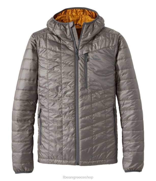 άνδρες μπουφάν primaloft packaway με κουκούλα 6PHT7209 L.L.Bean εξωτερικά ενδύματα γκρι γραφίτη/κράμα