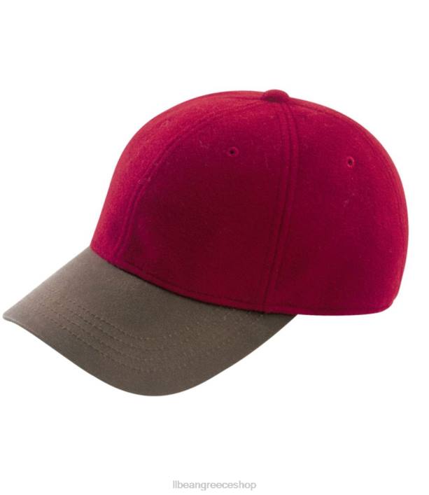 άνδρες καπάκι μπάλας από μαλλί 6PHT3550 L.L.Bean αξεσουάρ το κόκκινο