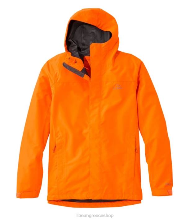 άνδρες αδιάβροχο τζάκετ Northwoods 6PHT3447 L.L.Bean εξοπλισμός εξωτερικού χώρου κυνηγός πορτοκάλι