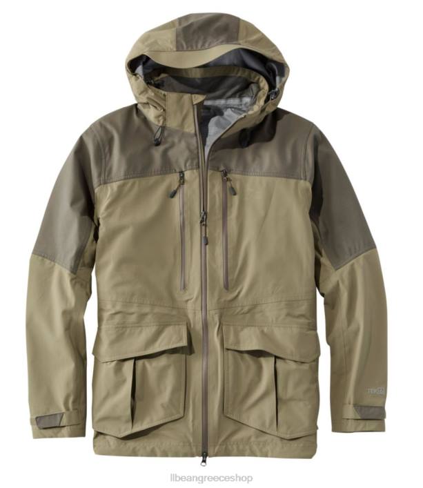 άνδρες αδιάβροχο σακάκι tek upland 6PHT932 L.L.Bean εξοπλισμός εξωτερικού χώρου τέφρα/σκούρο μανιτάρι