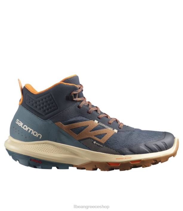 άνδρες μπότες πεζοπορίας salomon outpulse gore-tex 6PHT1130 L.L.Bean είδη υπόδησης έβενος/λευκασμένη άμμος/ζωντανό πορτοκάλι