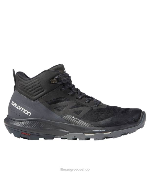 άνδρες μπότες πεζοπορίας salomon outpulse gore-tex 6PHT5214 L.L.Bean είδη υπόδησης μαύρος/έβενος/πάγος βανίλιας