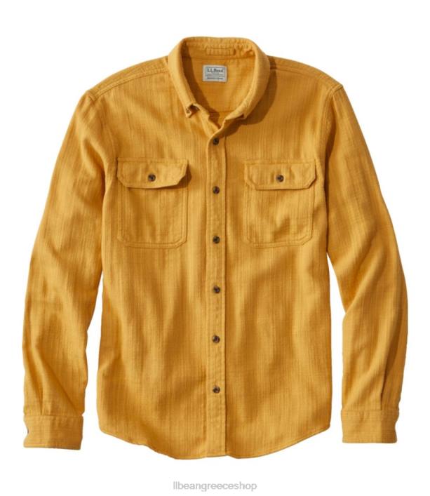 άνδρες Φανελένιο πουκάμισο του 1912 6PHT3079 L.L.Bean είδη ένδυσης ζεστό χρυσό