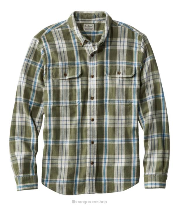 άνδρες Φανελένιο πουκάμισο του 1912 6PHT4692 L.L.Bean είδη ένδυσης βαθιά ελιά
