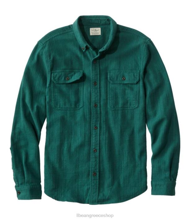 άνδρες Φανελένιο πουκάμισο του 1912 6PHT4693 L.L.Bean είδη ένδυσης σκούρο πεύκο
