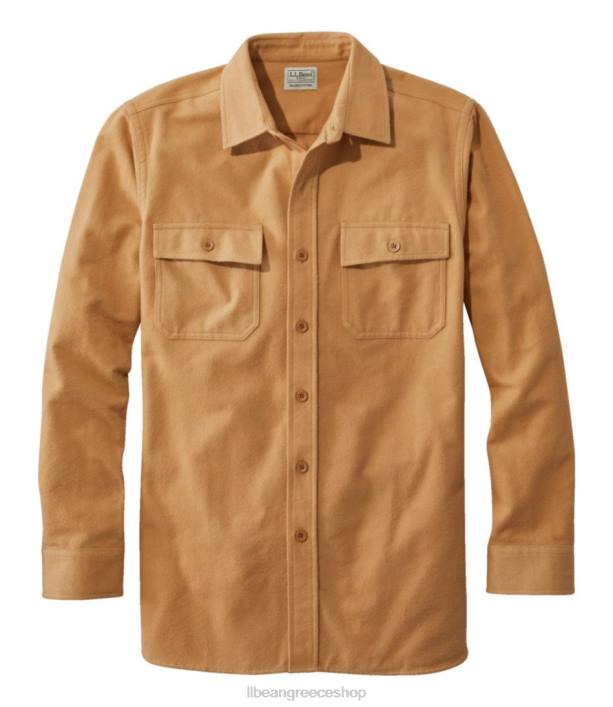 άνδρες πουκάμισο σαμουά 6PHT3040 L.L.Bean είδη ένδυσης κριθάρι