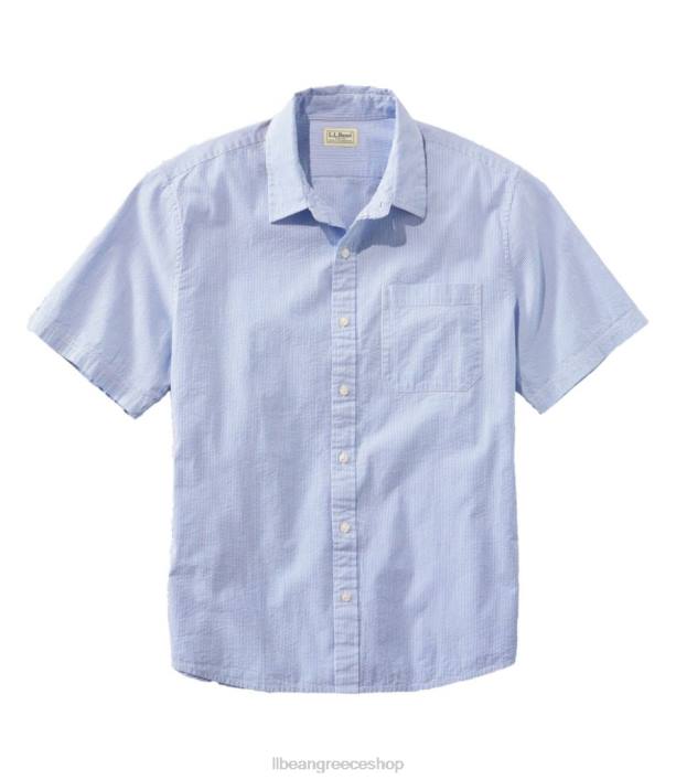 άνδρες βιολογικό πουκάμισο σαράκι 6PHT3143 L.L.Bean είδη ένδυσης γαλάζιο