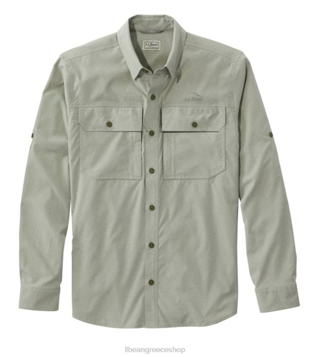 άνδρες πουκάμισο χωρίς πτήσεις 6PHT317 L.L.Bean είδη ένδυσης βαθιά ελιά