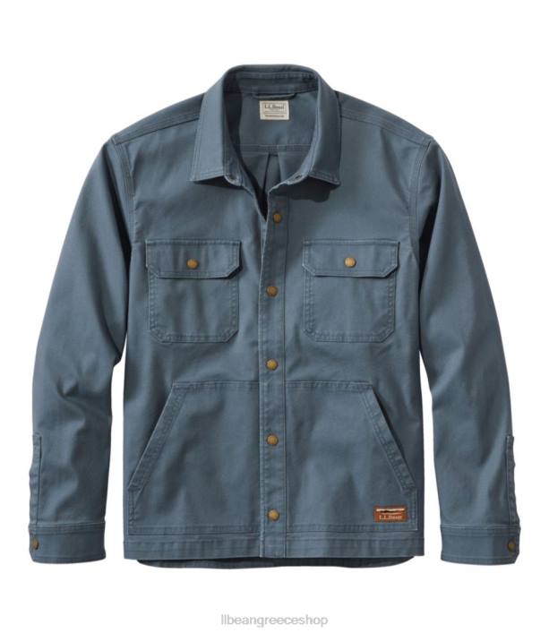 άνδρες καμβά πουκάμισο τζακ 6PHT3351 L.L.Bean είδη ένδυσης rangeley μπλε