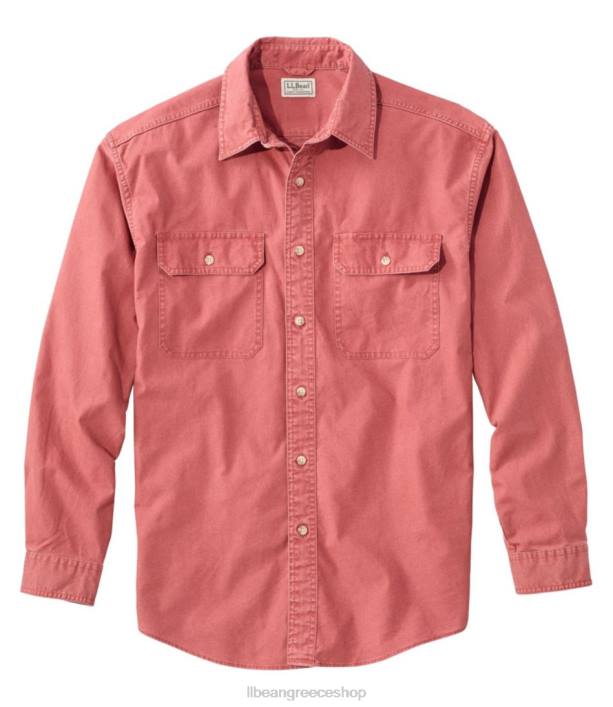 άνδρες πουκάμισο από καραβόπανο 6PHT3486 L.L.Bean είδη ένδυσης πηλός sienna