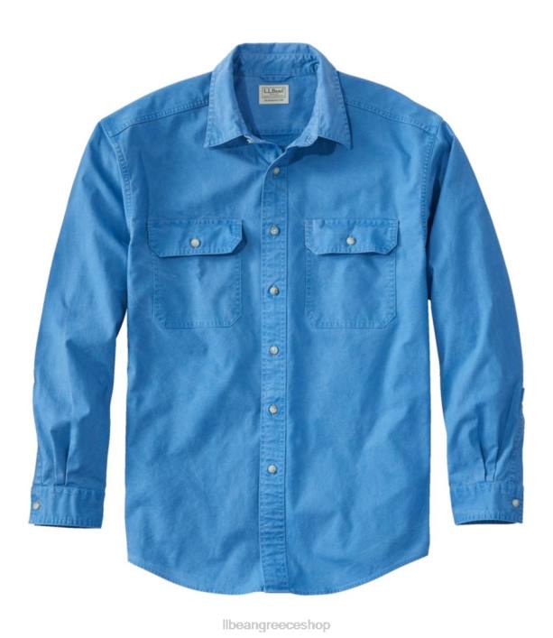 άνδρες πουκάμισο από καραβόπανο 6PHT5002 L.L.Bean είδη ένδυσης θαλασσί μπλε