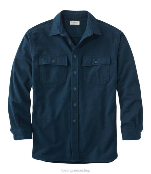 άνδρες πουκάμισο σαμουά 6PHT5729 L.L.Bean είδη ένδυσης ΠΟΛΕΜΙΚΟ ΝΑΥΤΙΚΟ