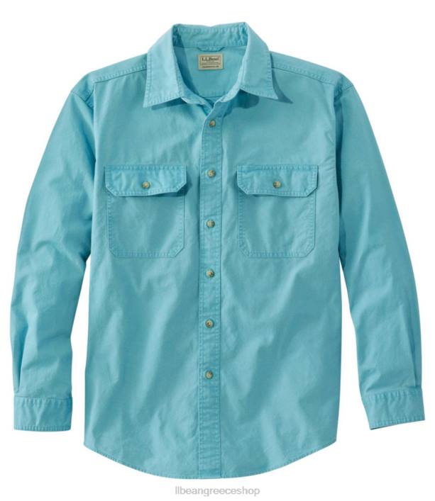 άνδρες πουκάμισο από καραβόπανο 6PHT5978 L.L.Bean είδη ένδυσης μπλε της θάλασσας
