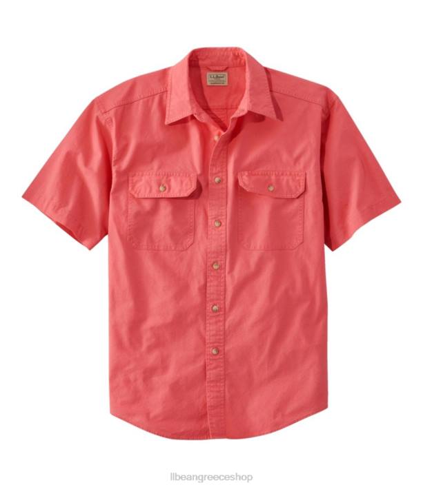 άνδρες πουκάμισο από καραβόπανο 6PHT5979 L.L.Bean είδη ένδυσης ηλιόλουστο κοράλλι