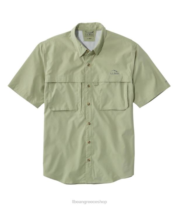 άνδρες πουκάμισο με τροπικά ρούχα 6PHT6949 L.L.Bean είδη ένδυσης σκονισμένο φασκόμηλο