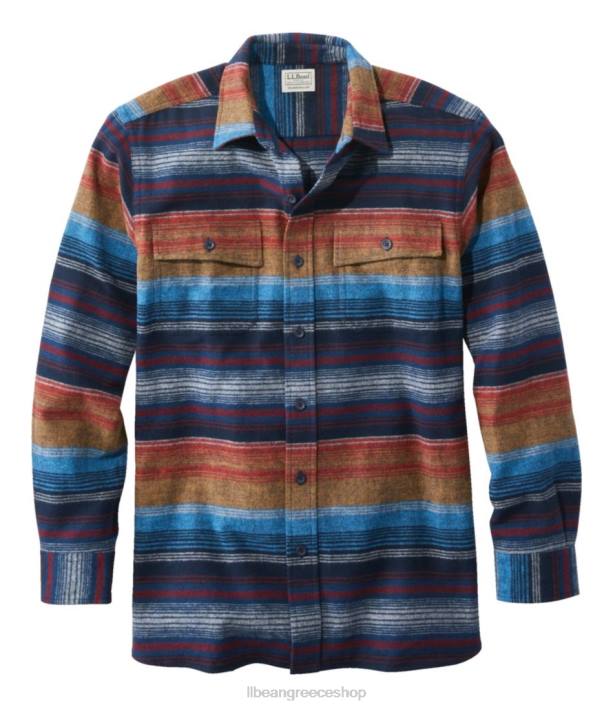 άνδρες πουκάμισο σαμουά 6PHT764 L.L.Bean είδη ένδυσης ναυτικό ναυτικό