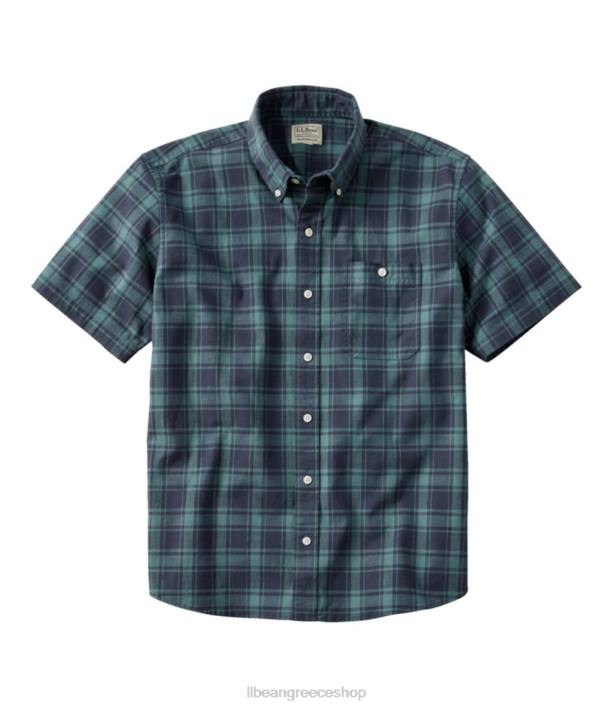 άνδρες άνετο ελαστικό πουκάμισο chambray 6PHT5018 L.L.Bean είδη ένδυσης ΠΟΛΕΜΙΚΟ ΝΑΥΤΙΚΟ