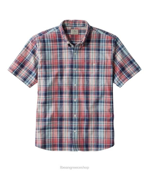 άνδρες άνετο ελαστικό πουκάμισο chambray 6PHT7035 L.L.Bean είδη ένδυσης ορυκτό κόκκινο
