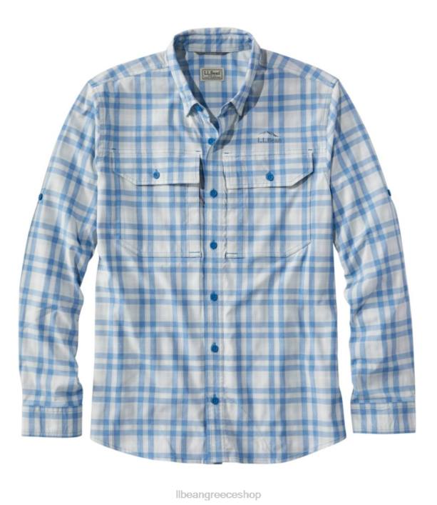 άνδρες μακρυμάνικο πουκάμισο no fly zone 6PHT3295 L.L.Bean είδη ένδυσης θαλασσί μπλε