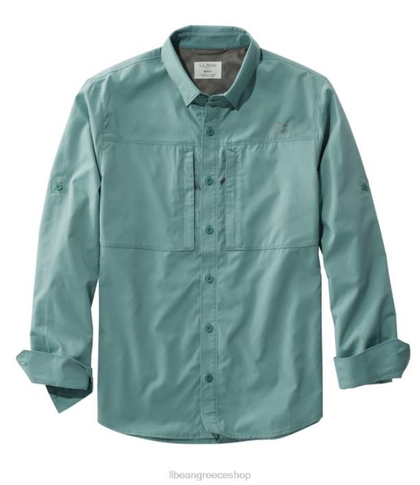 άνδρες tropicwear pro stretch πουκάμισο 6PHT462 L.L.Bean είδη ένδυσης θαλάσσιο πεύκο