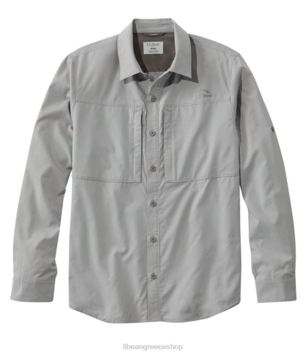 άνδρες tropicwear pro stretch πουκάμισο 6PHT4902 L.L.Bean είδη ένδυσης άγκυρα γκρι