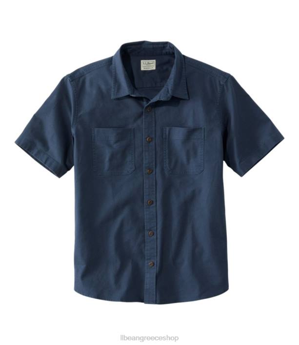 άνδρες πουκάμισο από twill beanflex 6PHT5775 L.L.Bean είδη ένδυσης ναυτικό άνθρακα