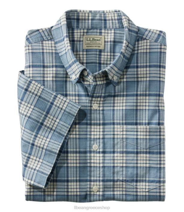άνδρες άνεση τέντωμα oxford 6PHT3123 L.L.Bean είδη ένδυσης μπλε της κόλπου