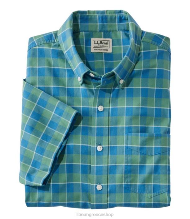 άνδρες άνεση τέντωμα oxford 6PHT4734 L.L.Bean είδη ένδυσης μεσαίο μπλε