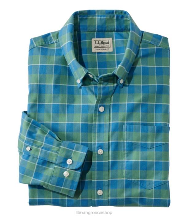 άνδρες Άνετο πουκάμισο oxford 6PHT4804 L.L.Bean είδη ένδυσης μεσαίο μπλε