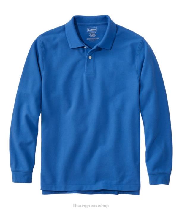 άνδρες premium πόλο 6PHT6506 L.L.Bean x Double L είδη ένδυσης βαθύ ζαφείρι