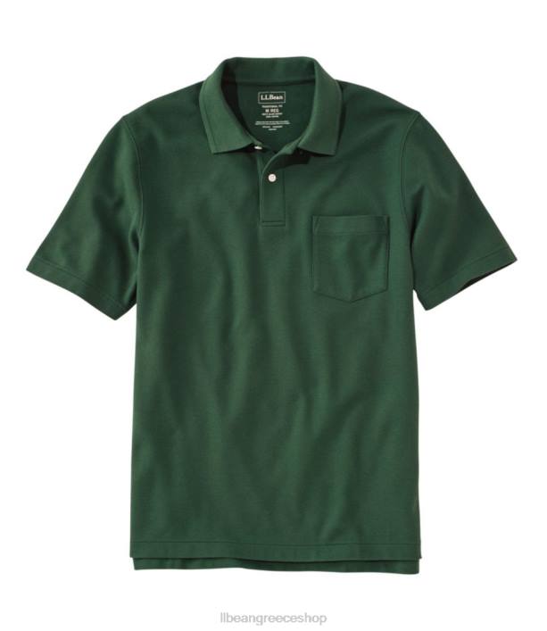 άνδρες premium πόλο 6PHT7176 L.L.Bean x Double L είδη ένδυσης κατασκήνωση πράσινο