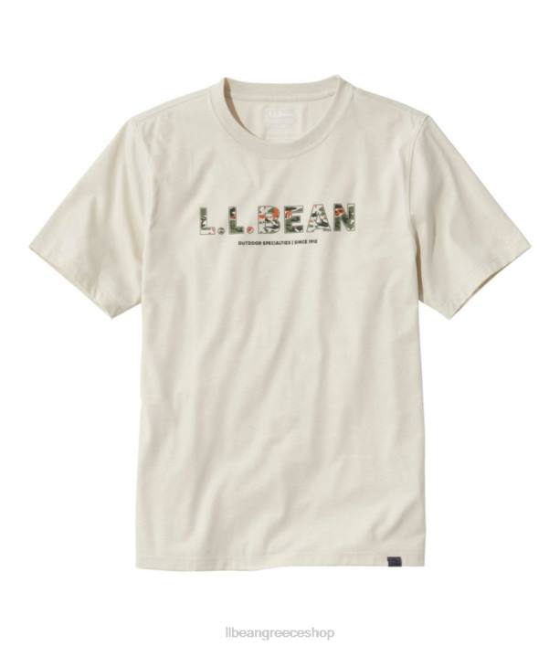 άνδρες γραφικό μπλουζάκι κυνηγού 6PHT3300 L.L.Bean είδη ένδυσης πηλός/καμο