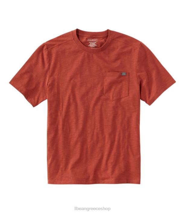 άνδρες μπλουζάκι εξερευνητής 6PHT4816 L.L.Bean είδη ένδυσης σκούρο ροδάκινο