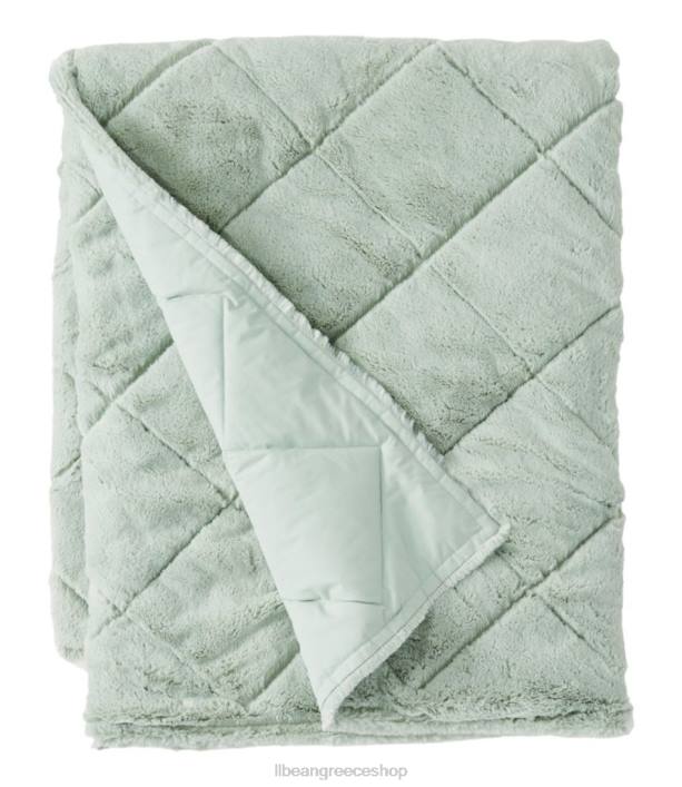 για άνδρες και γυναίκες Ultraplush κάτω ρίψη 6PHT2793 L.L.Bean κλινοσκεπάσματα ασημένιο φασκόμηλο