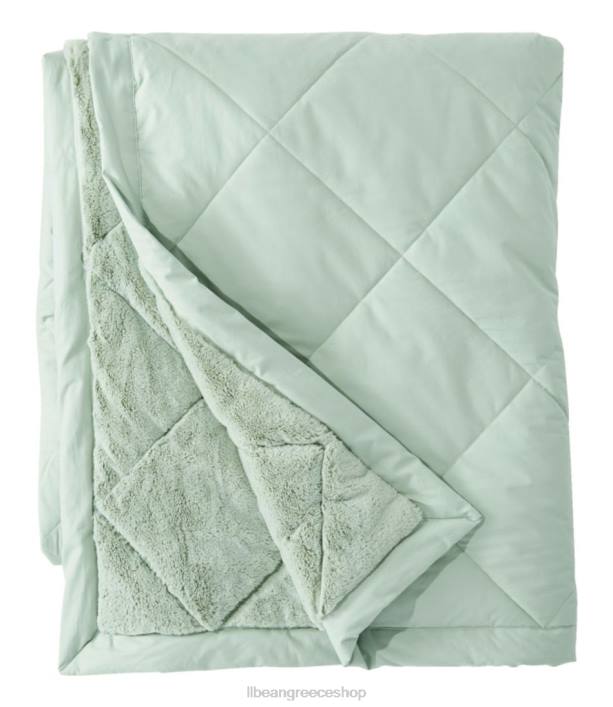 για άνδρες και γυναίκες Ultraplush κουβέρτα primaloft 6PHT2667 L.L.Bean κλινοσκεπάσματα ασημένιο φασκόμηλο