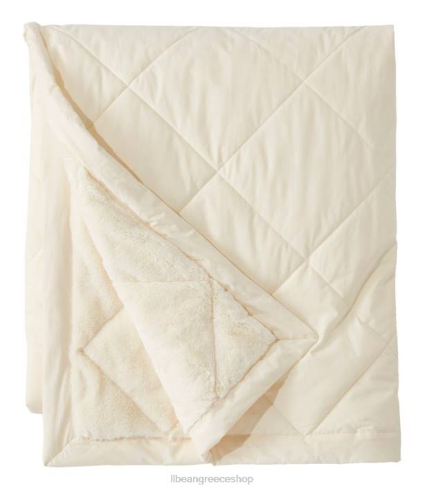 για άνδρες και γυναίκες Ultraplush κουβέρτα primaloft 6PHT4459 L.L.Bean κλινοσκεπάσματα κρέμα