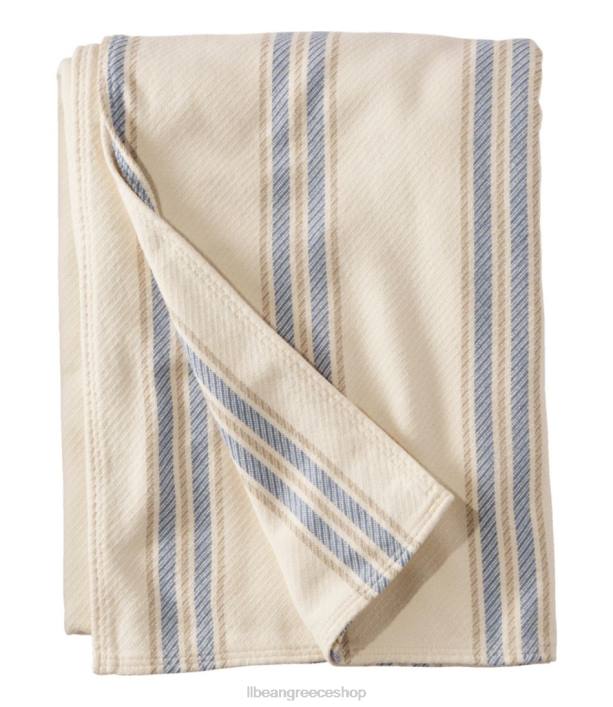 για άνδρες και γυναίκες λωρίδα κουβέρτας maine twill 6PHT2597 L.L.Bean κλινοσκεπάσματα φυσικός