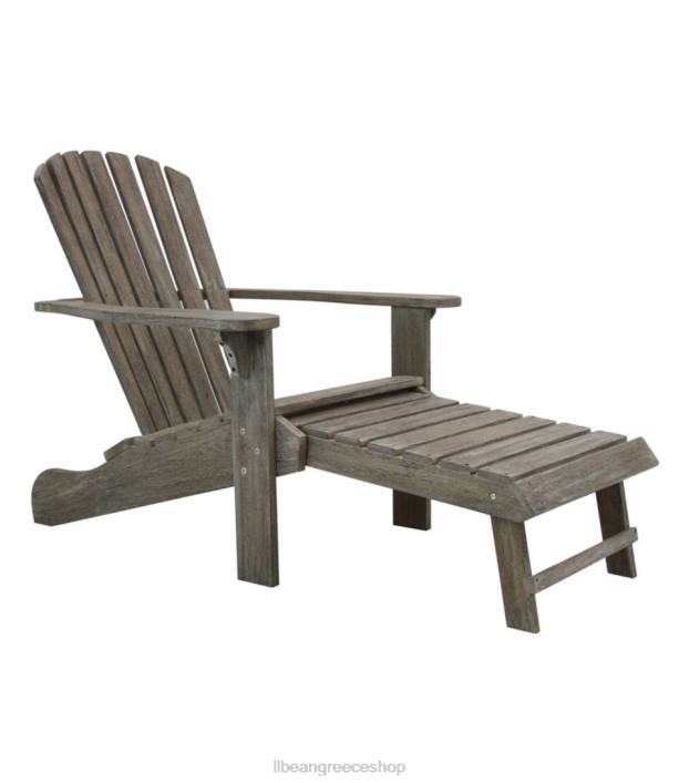 για άνδρες και γυναίκες ξαπλώστρα eucalyptus adirondack 6PHT2895 L.L.Bean πίσω αυλή & αίθριο γκρι πλυμένο