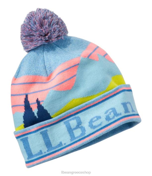 παιδιά καπέλο πομ 6PHT5971 L.L.Bean είδη ένδυσης απαλό τιρκουάζ ανακλαστικό