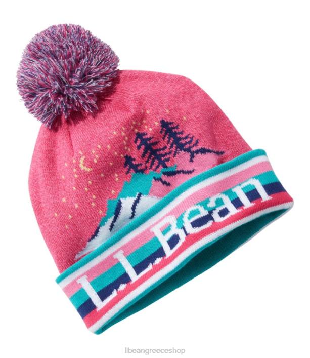 παιδιά καπέλο πομ 6PHT662 L.L.Bean είδη ένδυσης σκούρο βατόμουρο