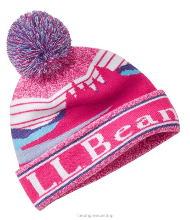παιδιά καπέλο πομ 6PHT5967 L.L.Bean είδη ένδυσης ροζ μούρο