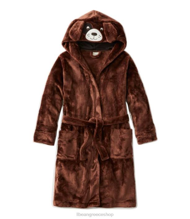 παιδιά άνετη ρόμπα ζώων 6PHT4955 L.L.Bean είδη ένδυσης σκούρο κριθάρι