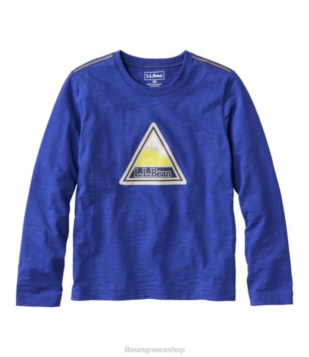 παιδιά γραφικό μπλουζάκι 6PHT6604 L.L.Bean είδη ένδυσης φωτεινό ζαφείρι